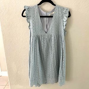 Eyelet Romper Dress